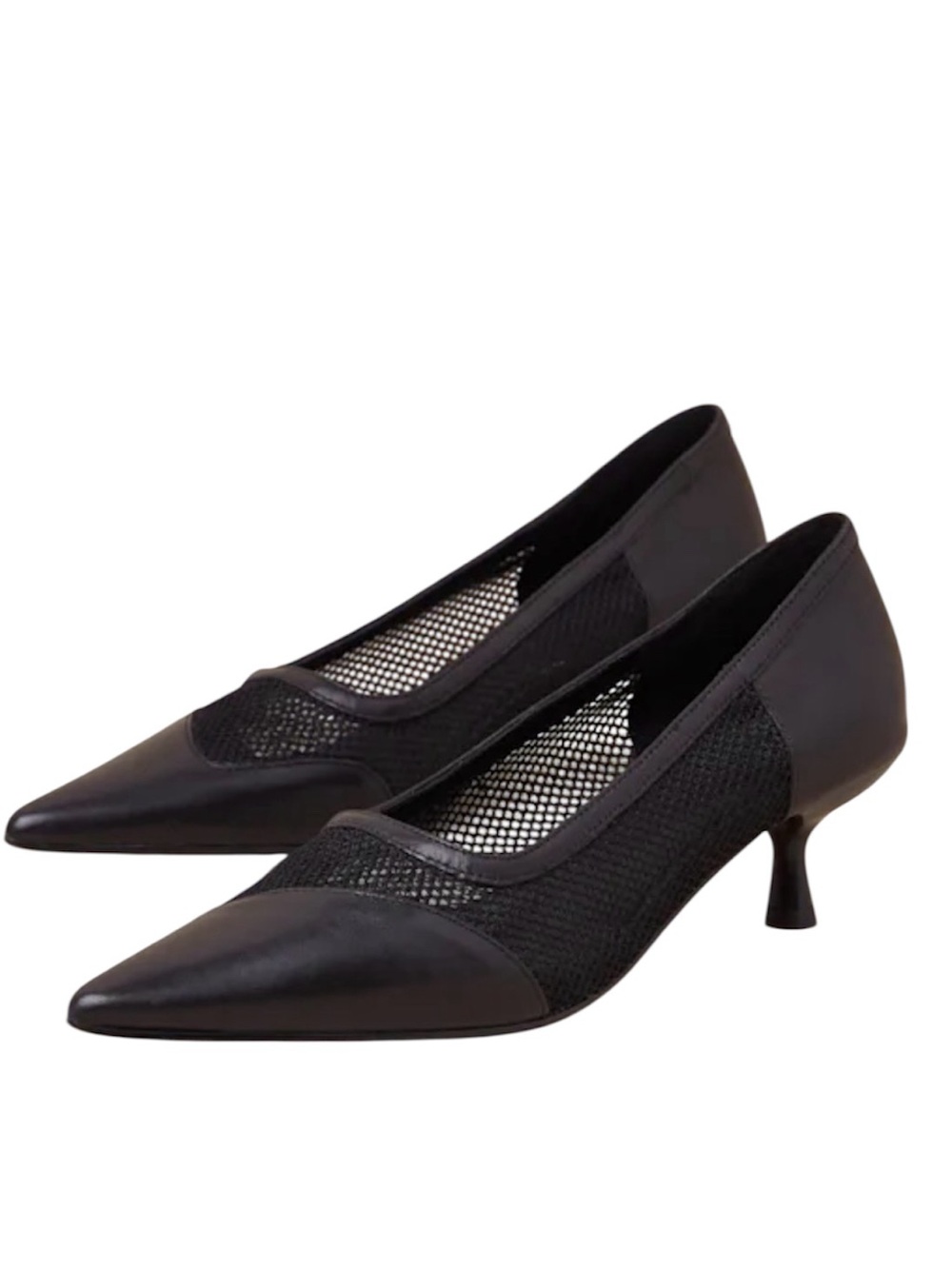 NWOT: Vagabond Shoemakers
47mm Lykke Leather Mesh Pumps; Size 38 / 8